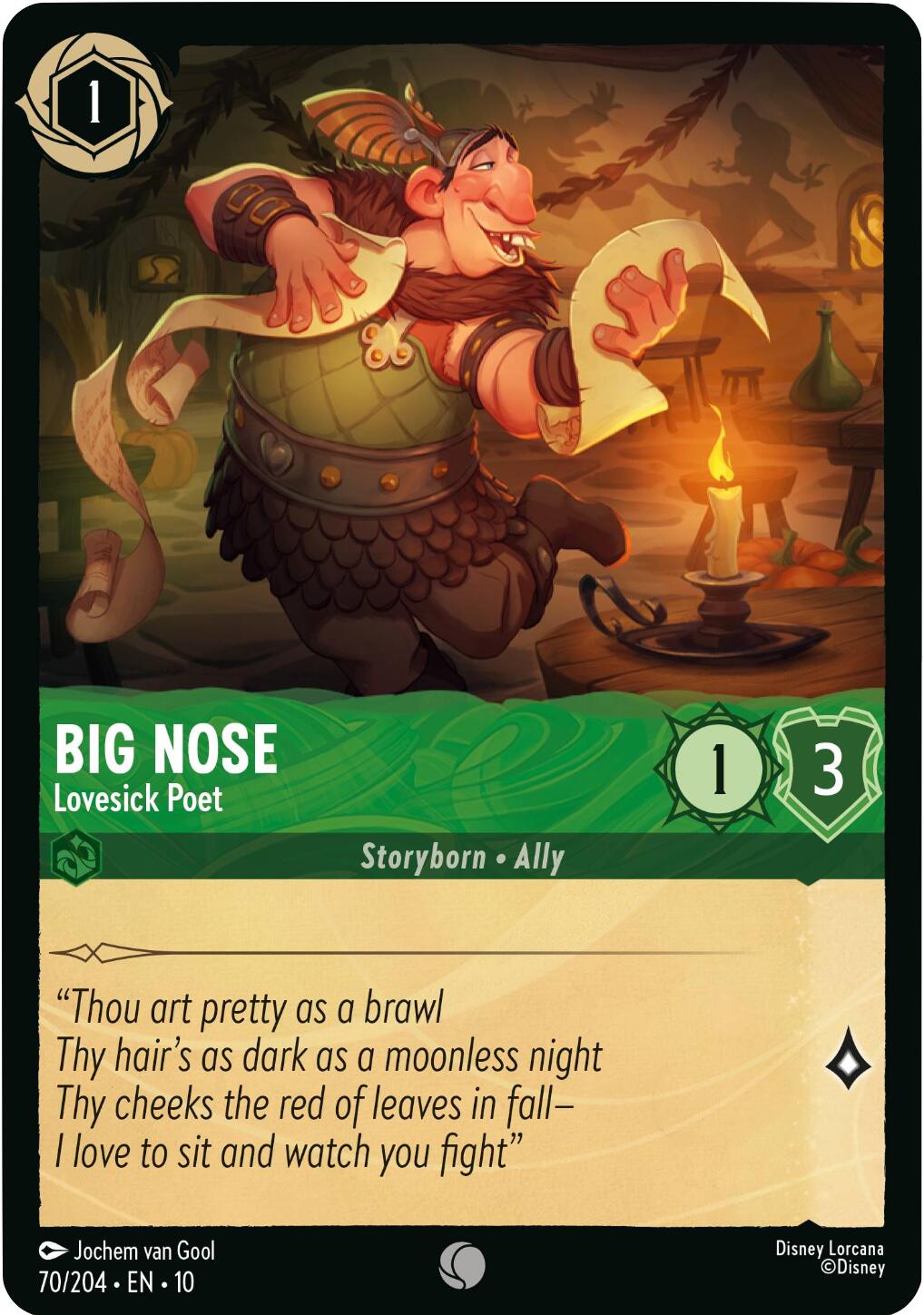 Big Nose - Lovesick Poet (70/204) [Whispers in the Well] | Total Play