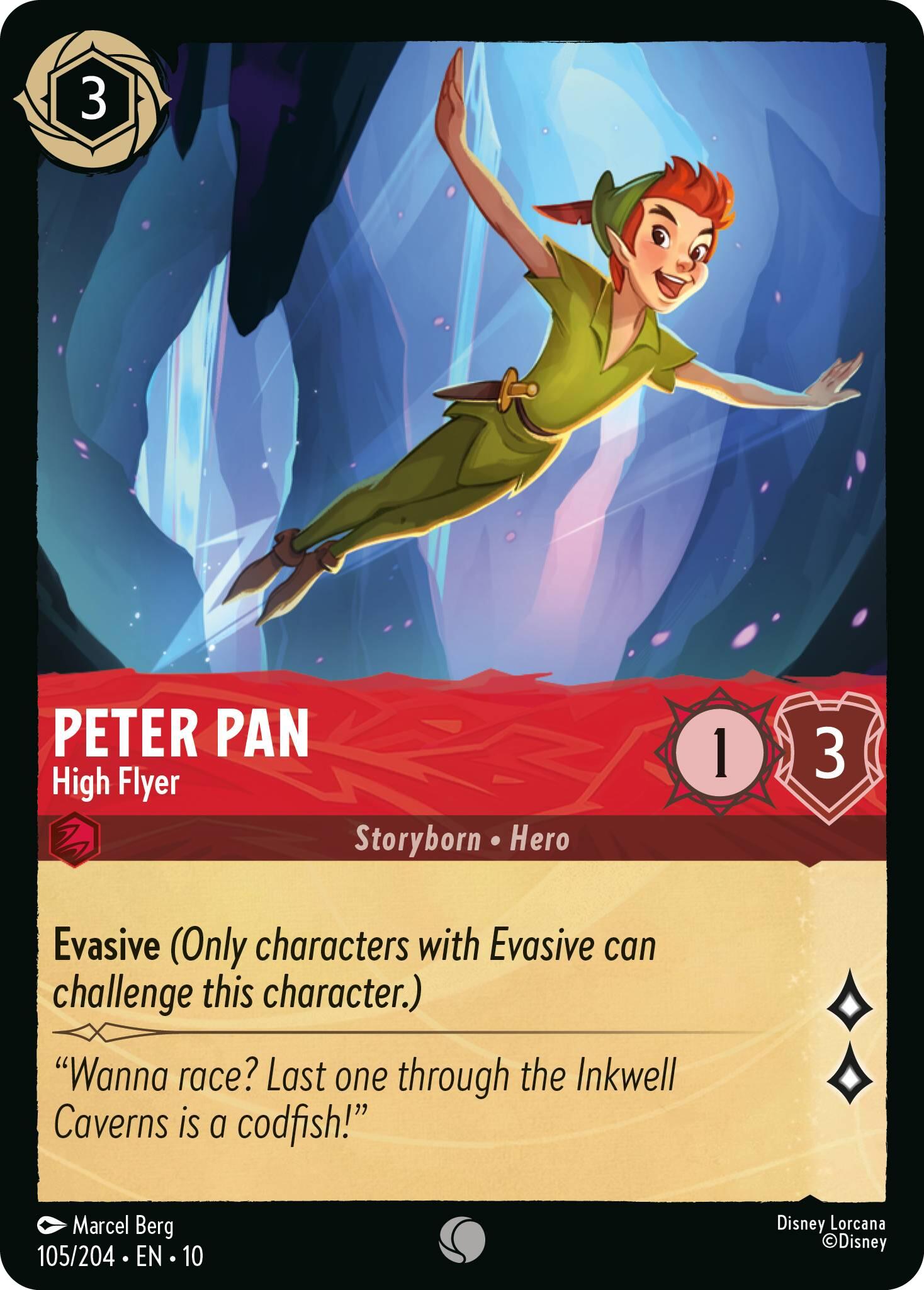 Peter Pan - High Flyer (105/204) [Whispers in the Well] | Total Play