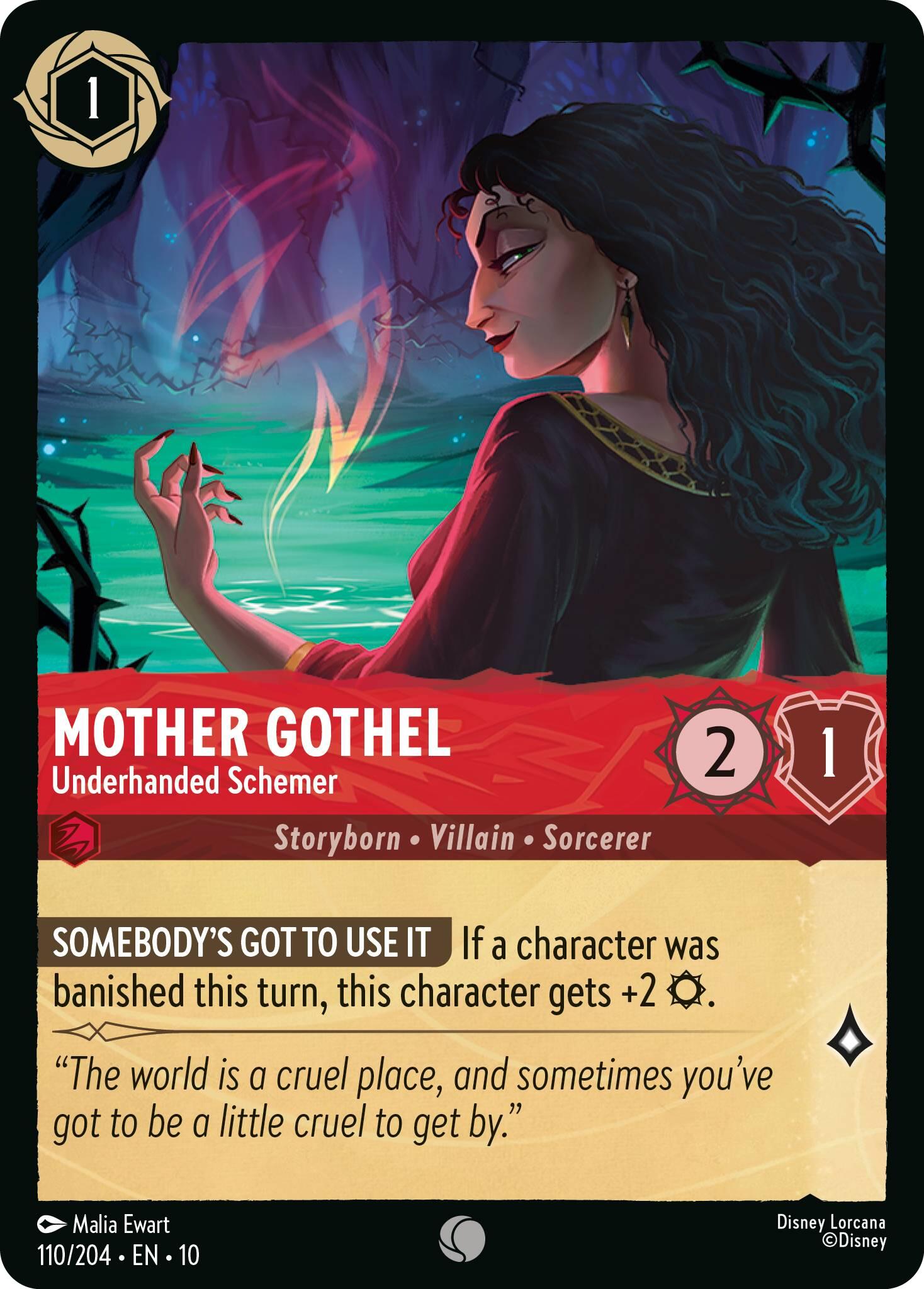 Mother Gothel - Underhanded Schemer (110/204) [Whispers in the Well] | Total Play