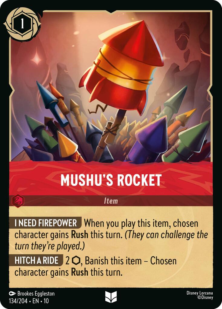 Mushu's Rocket (134/204) [Whispers in the Well] | Total Play