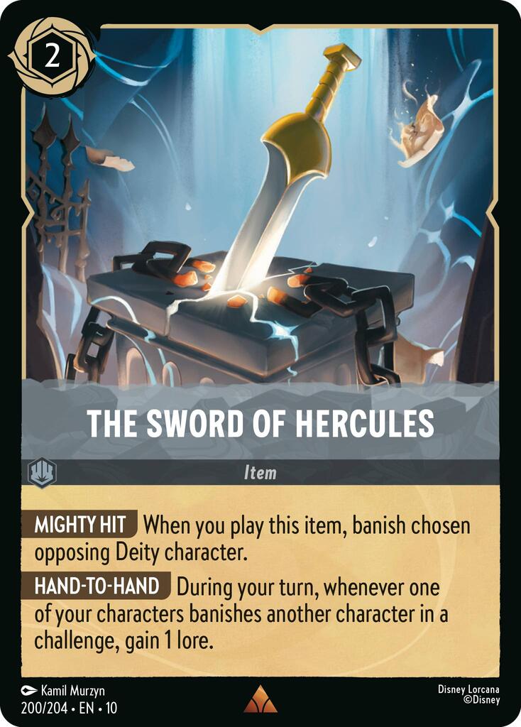 The Sword of Hercules (200/204) [Whispers in the Well] | Total Play