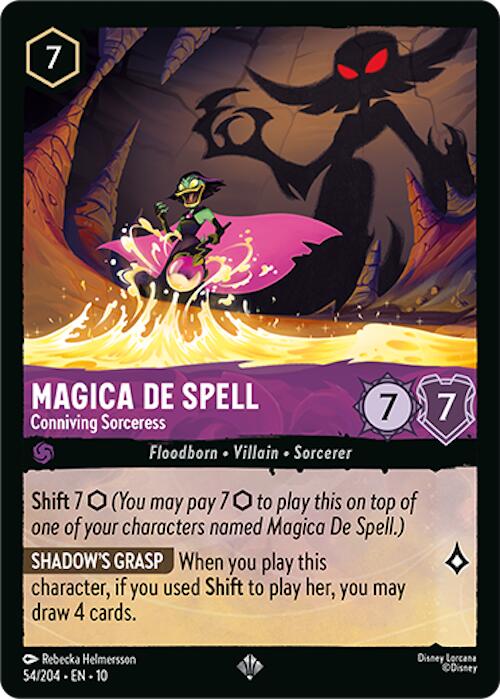 Magica De Spell - Conniving Sorceress (54/204) [Whispers in the Well] | Total Play