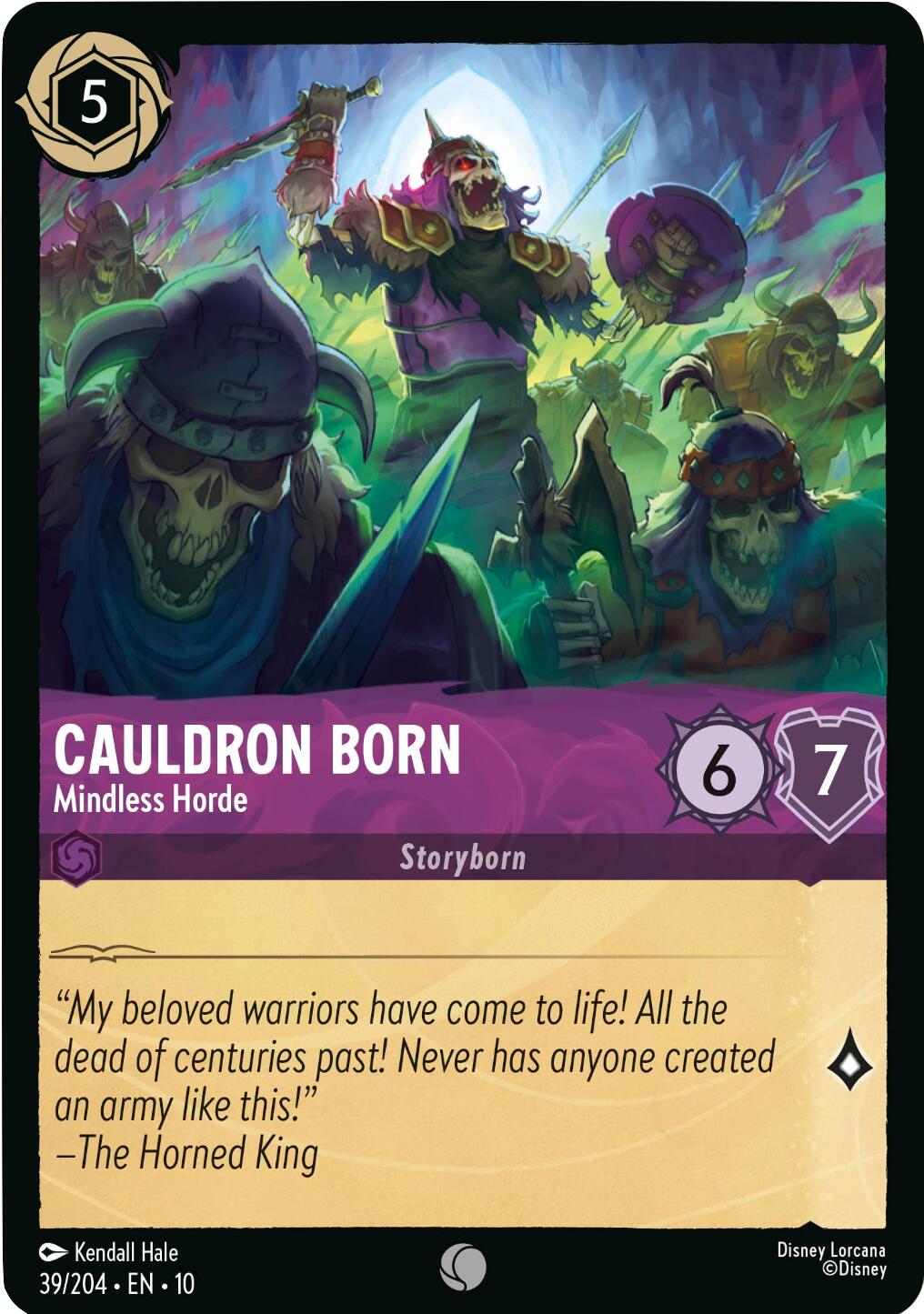 Cauldron Born - Mindless Horde (39/204) [Whispers in the Well] | Total Play