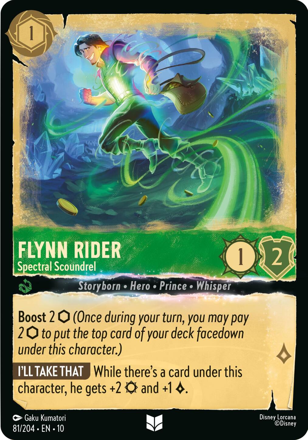 Flynn Rider - Spectral Scoundrel (81/204) [Whispers in the Well] | Total Play