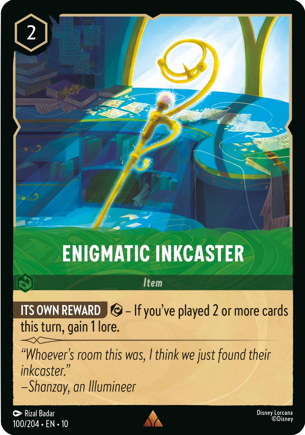 Enigmatic Inkcaster (100/204) [Whispers in the Well] | Total Play