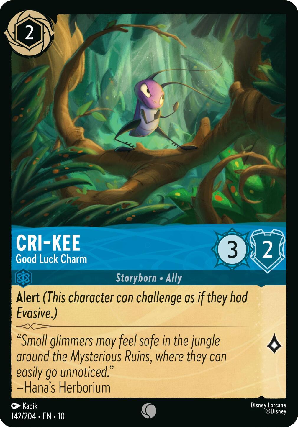 Cri-Kee - Good Luck Charm (142/204) [Whispers in the Well] | Total Play
