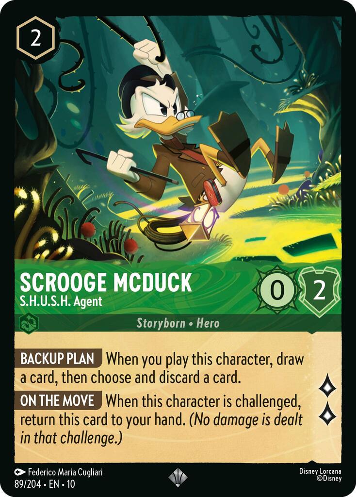 Scrooge McDuck - S.H.U.S.H. Agent (89/204) [Whispers in the Well] | Total Play