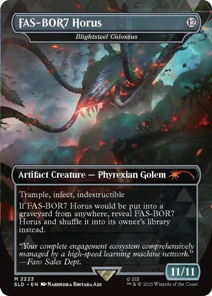FAS-BOR7 Horus - Blightsteel Colossus [Secret Lair Drop Series] | Total Play