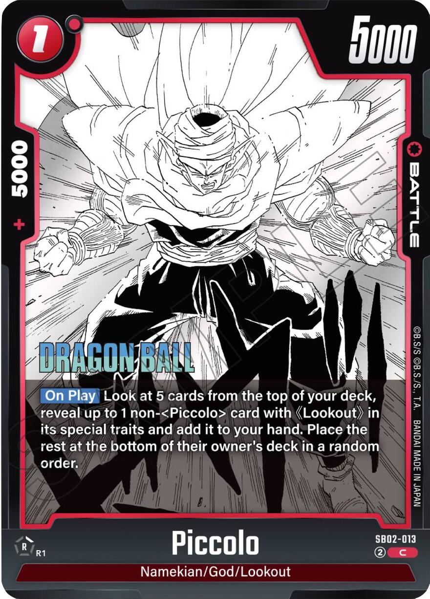 Piccolo (SB02-013) [Manga Booster 02] | Total Play