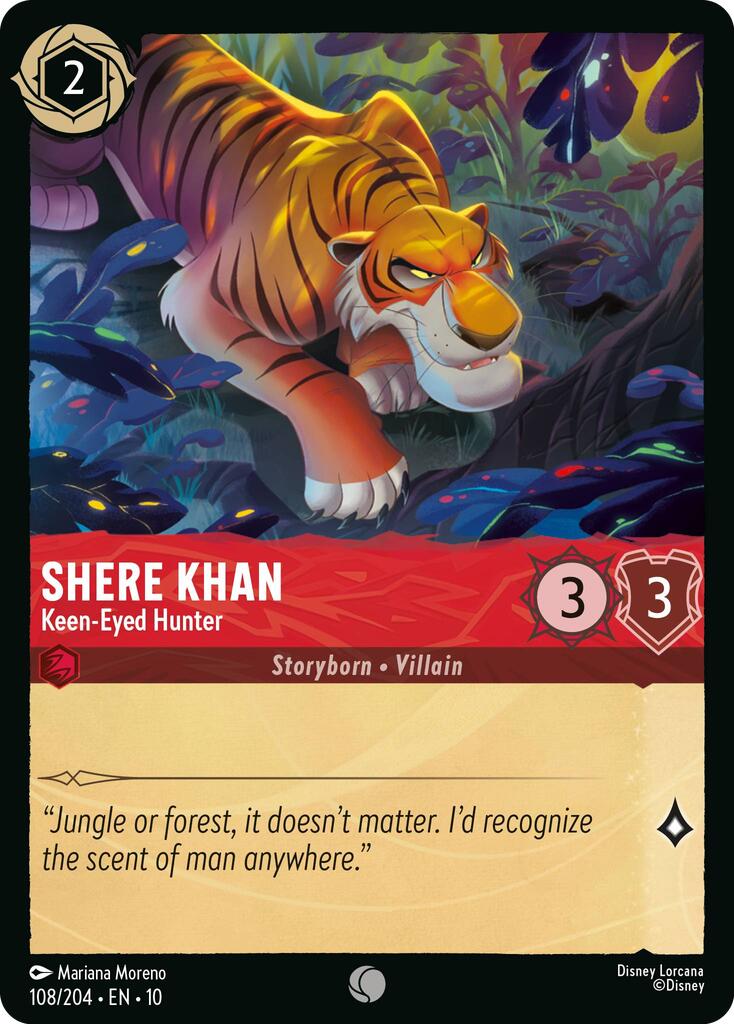Shere Khan - Keen-Eyed Hunter (108/204) [Whispers in the Well] | Total Play