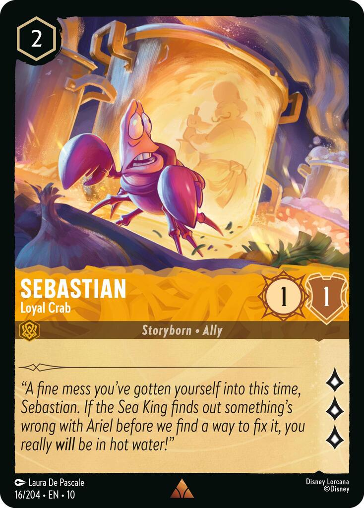 Sebastian - Loyal Crab (16/204) [Whispers in the Well] | Total Play