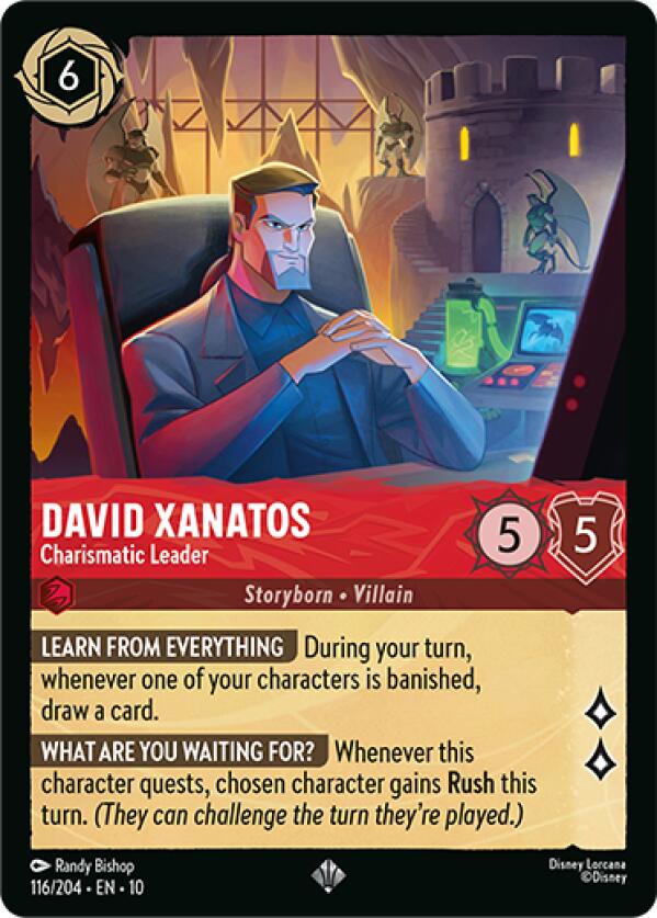 David Xanatos - Charismatic Leader (116/204) [Whispers in the Well] | Total Play