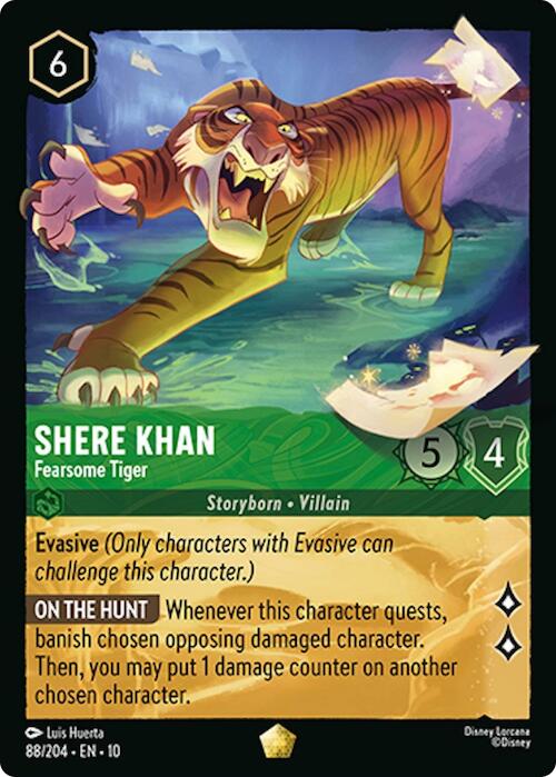 Shere Khan - Fearsome Tiger (88/204) [Whispers in the Well] | Total Play