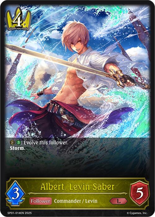Albert, Levin Saber (SP01-014EN) [Seaside Memories] | Total Play