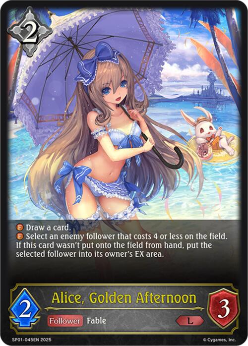 Alice, Golden Afternoon (SP01-045EN) [Seaside Memories] | Total Play