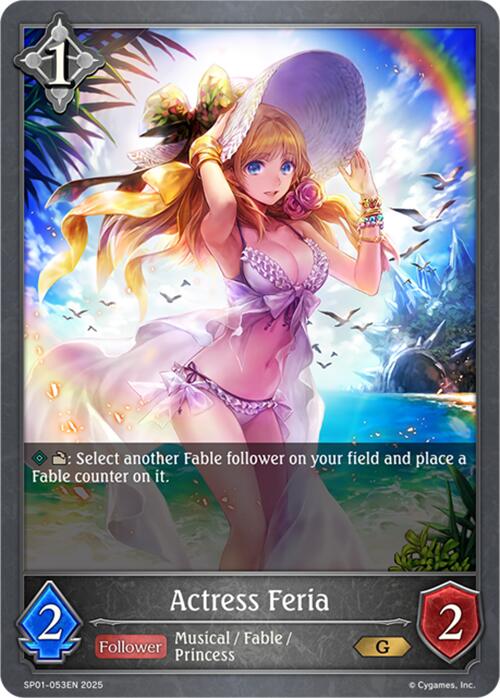 Actress Feria (SP01-053EN) [Seaside Memories] | Total Play