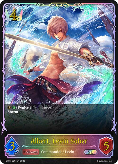 Albert, Levin Saber (SL) (SP01-SL14EN) [Seaside Memories] | Total Play