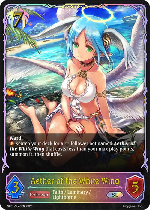 Aether of the White Wing (SL) (SP01-SL43EN) [Seaside Memories] | Total Play