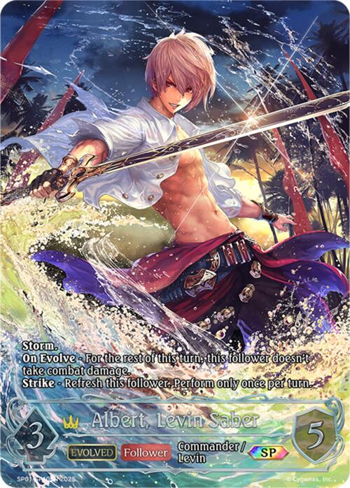 Albert, Levin Saber (Evolved) (SP) (SP01-SP10EN) [Seaside Memories] | Total Play