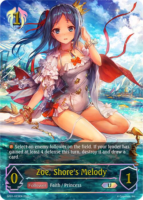 Zoe, Shore's Melody (U) (SP01-U23EN) [Seaside Memories] | Total Play