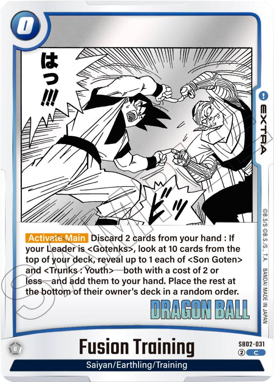 Fusion Training [Manga Booster 02] | Total Play