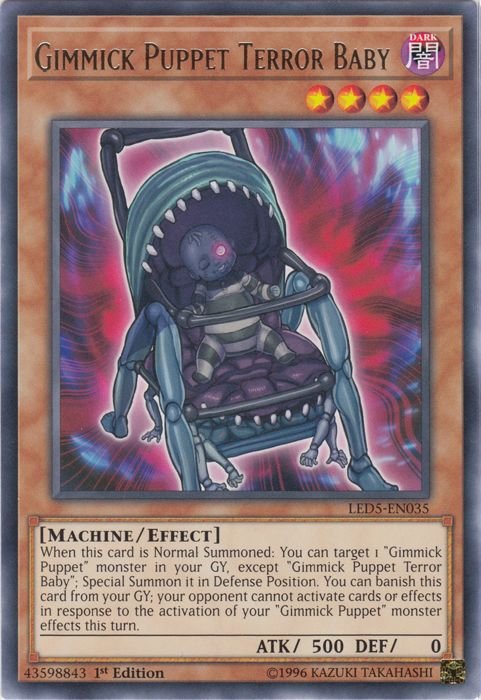 Gimmick Puppet Terror Baby [LED5-EN035] Rare | Total Play