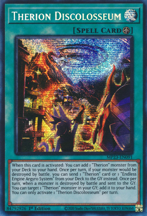 Therion Discolosseum [MP23-EN091] Prismatic Secret Rare | Total Play