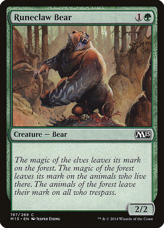 Runeclaw Bear [Magic 2015] | Total Play