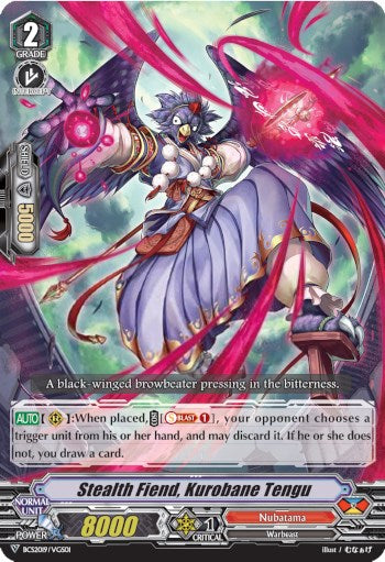 Stealth Fiend, Kurobane Tengu (BCS2019/VGS01) [Bushiroad Event Cards] | Total Play