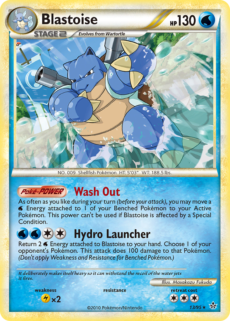 Blastoise (13/95) [HeartGold & SoulSilver: Unleashed] | Total Play