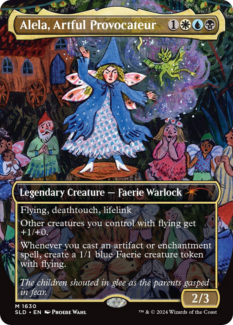 Alela, Artful Provocateur (1630) (Rainbow Foil) [Secret Lair Drop Series] | Total Play