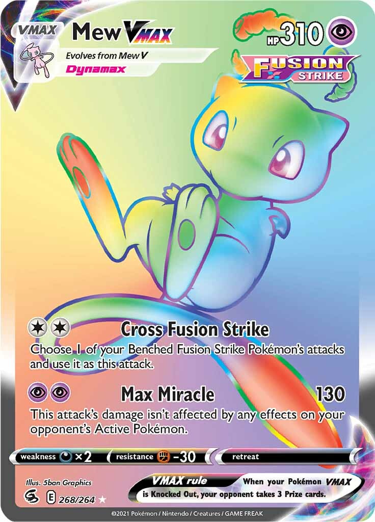 Mew VMAX (268/264) [Sword & Shield: Fusion Strike] | Total Play