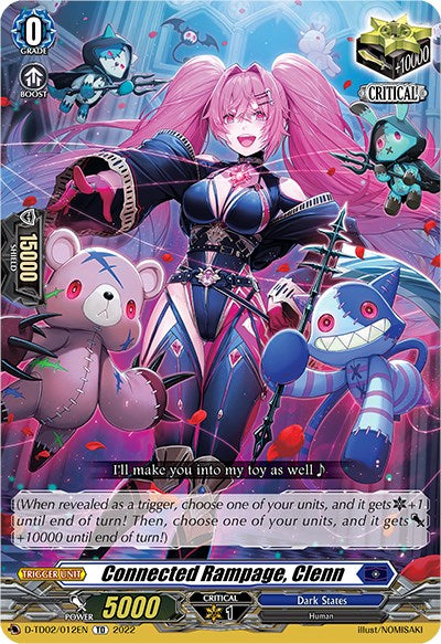 Connected Rampage, Clenn (D-TD02/012EN) [Michiru Hazama -Demonic Jewel Dragon of the Four Flames-] | Total Play