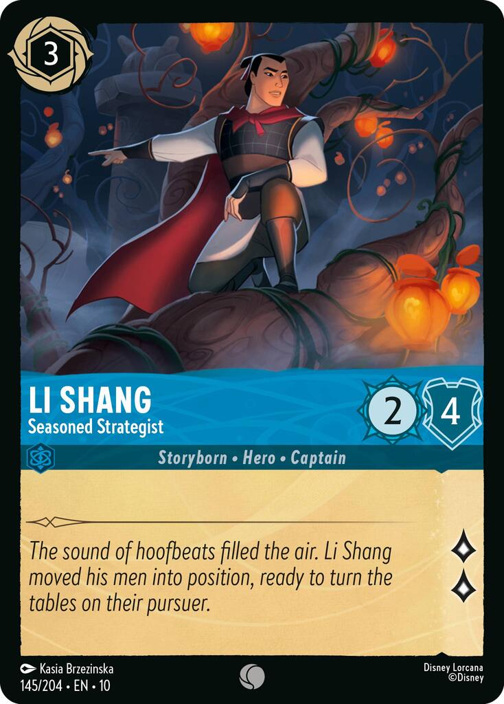 Li Shang - Seasoned Strategist (145/204) [Whispers in the Well] | Total Play