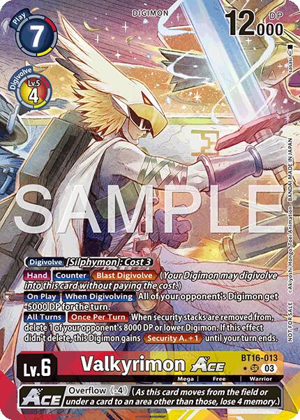 Valkyrimon ACE (Winner) [Hackers' Slumber Release Event Cards] | Total Play