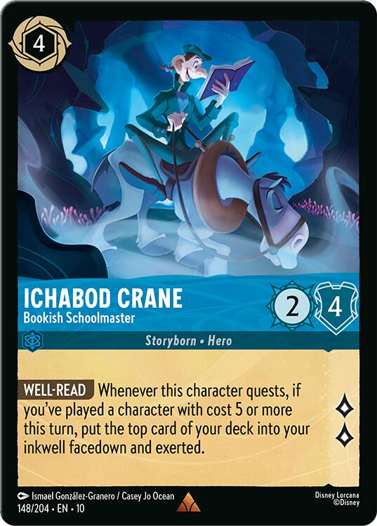 Ichabod Crane - Bookish Schoolmaster (148/204) [Whispers in the Well] | Total Play