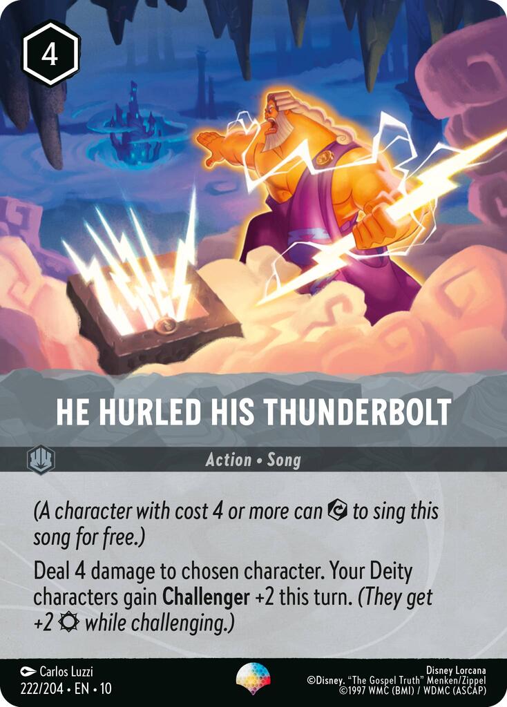 He Hurled His Thunderbolt (Epic) (222/204) [Whispers in the Well] | Total Play