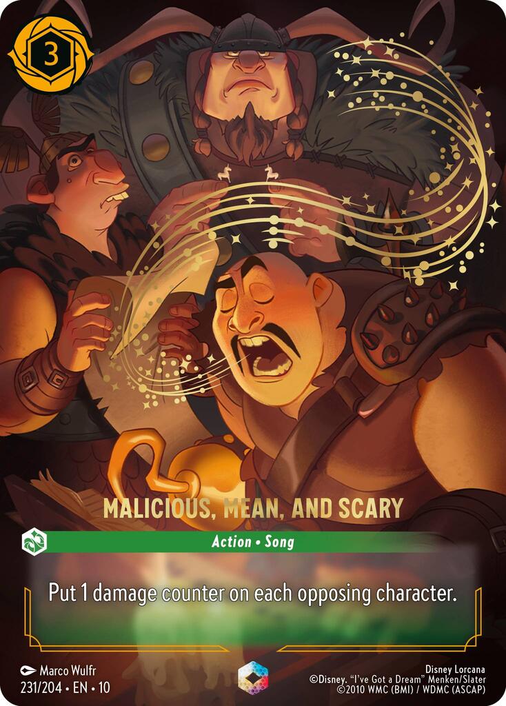 Malicious, Mean, and Scary (Enchanted) (231/204) [Whispers in the Well] | Total Play