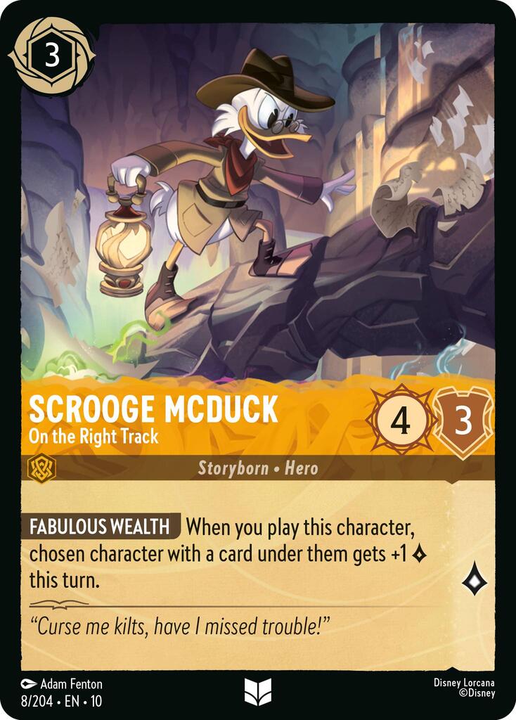 Scrooge McDuck - On the Right Track (8/204) [Whispers in the Well] | Total Play