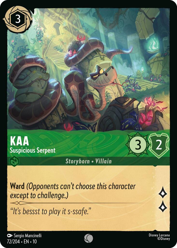 Kaa - Suspicious Serpent (72/204) [Whispers in the Well] | Total Play