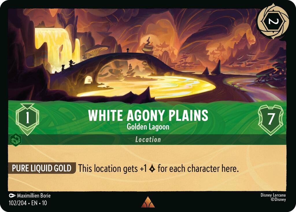 White Agony Plains - Golden Lagoon (102/204) [Whispers in the Well] | Total Play
