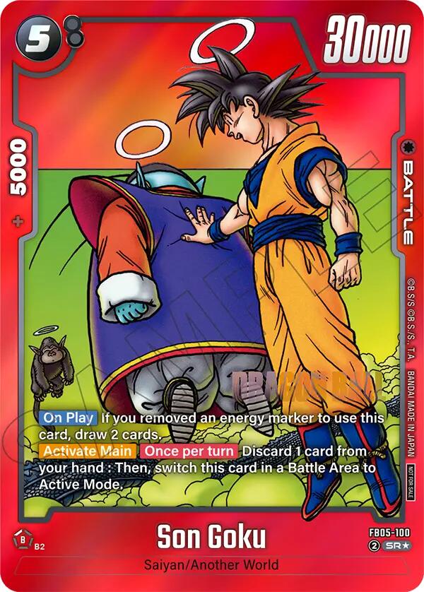Son Goku (FB05-100) (Limited Pack MANGA Version 02) [Fusion World Promotion Cards] | Total Play