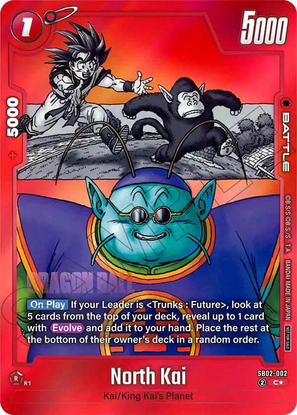 North Kai (SB02-002) (Limited Pack MANGA Version 02) [Fusion World Promotion Cards] | Total Play