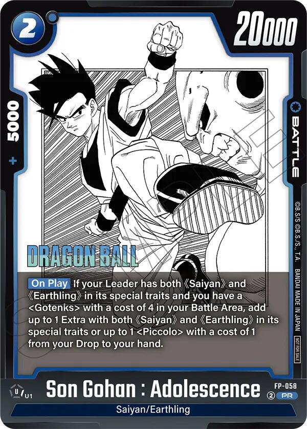Son Gohan : Adolescence (FP-058) [Fusion World Tournament Cards] | Total Play