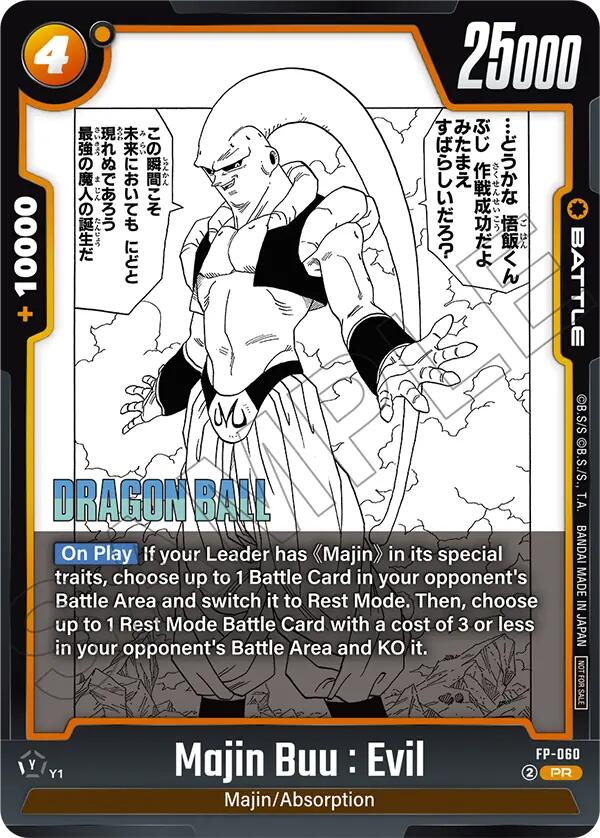 Majin Buu : Evil (FP-060) [Fusion World Tournament Cards] | Total Play