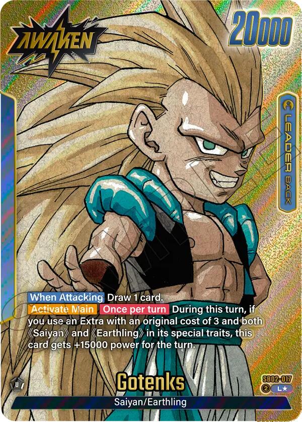 Gotenks (SB02-017) (Gold) [Manga Booster 02] | Total Play