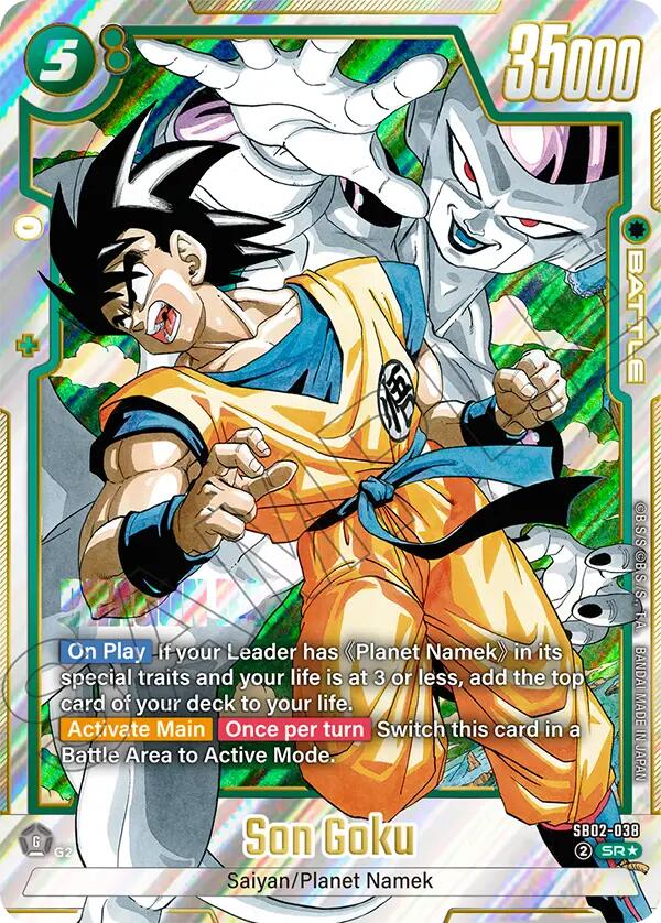 Son Goku (SB02-038) (Alternate Art) [Manga Booster 02] | Total Play