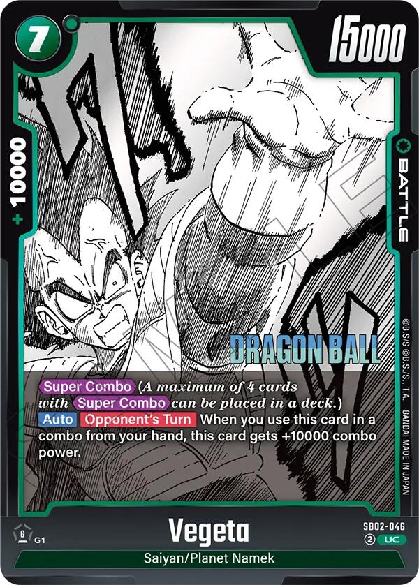 Vegeta (SB02-046) [Manga Booster 02] | Total Play