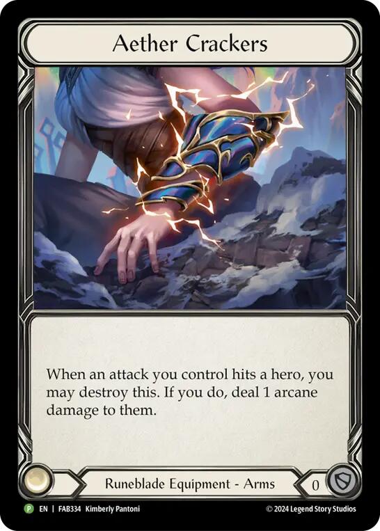 Aether Crackers [FAB334] (Promo)  Cold Foil | Total Play