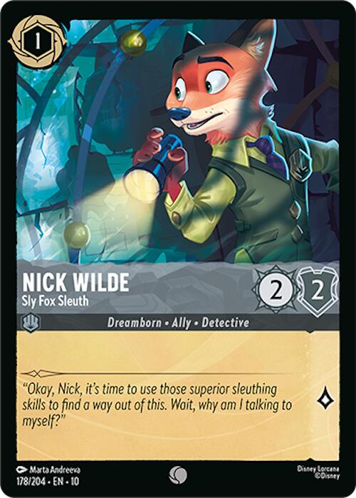 Nick Wilde - Sly Fox Sleuth (178/204) [Whispers in the Well] | Total Play